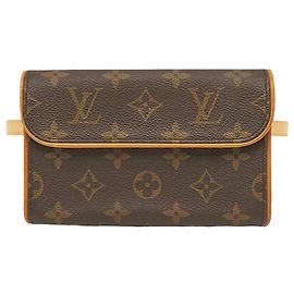 Pochette Florentine Louis Vuitton Marrone Monogram Marrone