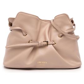 Bolsa de ombro Prada Dada pequena em napa rosa Rosa