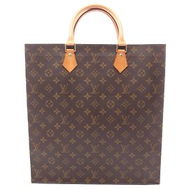 Louis Vuitton Sac Plat Monogram Marrom Marrom