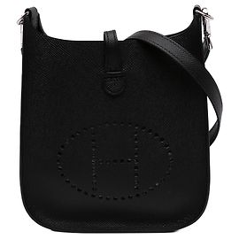Hermès Black Epsom Evelyne I 16 Amazone Noir