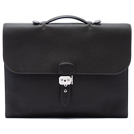 Hermès Brown Togo Sac A Depeches Verso 38 Brown Dark brown
