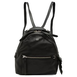 Fendi Black Mini Calfskin By The Way Backpack Black