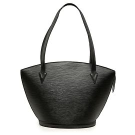Louis Vuitton Black Epi Saint Jacques GM Long Strap Black