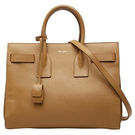 Saint Laurent Brown Leather Handbag Brown