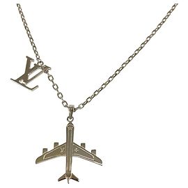Collana in metallo argentato Louis Vuitton Argento