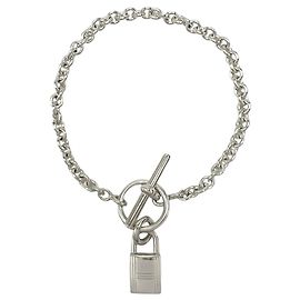 Hermès Hermes Silver 925 Charm Bracelet Silvery