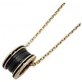 Bulgari Bvlgari B-zero1 Necklace Black Golden