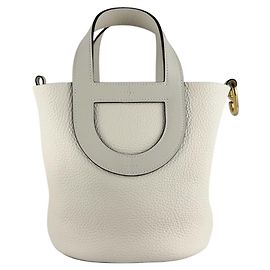 Hermès Hermes Handtasche In the Loop 18 Weiß