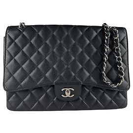 Borsa a Spalla Chanel Black Matelassé Nero