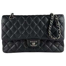 Borsa a Spalla Chanel Matelassé Double Flap Nero