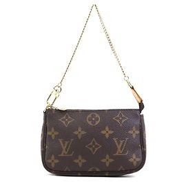 Louis Vuitton Monogram Mini Pochette Accessoires Marron Monogramme
