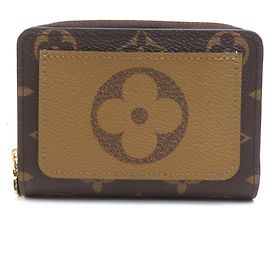 Louis Vuitton Monogram Reverse Bi-fold Wallet Brown Monogram