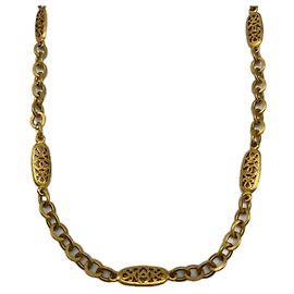 Collana a catena lunga Coco Mark CHANEL D'oro