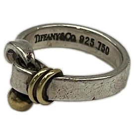 Tiffany & Co. Hook & Eye Ring Silber Golden