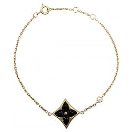 Pulseira Charm Louis Vuitton Star Blossom BB Preto Dourado