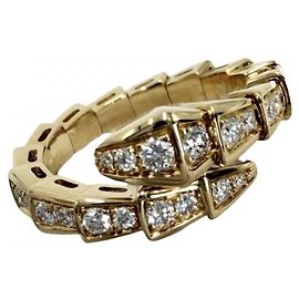 Bulgari Anillo Bvlgari Serpenti Viper Band Dorado