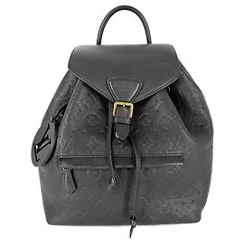 Louis Vuitton Men's Monogram Empreinte Montsouris PM Backpack Black
