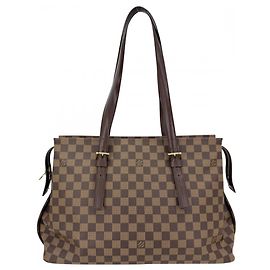 Sac cabas Louis Vuitton Damier Chelsea Marron