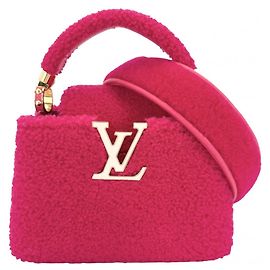 Borsa mini Capucines da donna Louis Vuitton Rosa