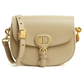 Christian Dior 2024 Sac Bobby Cuir beige Leather Medium Bobby Shoulder Bag NEW Beige