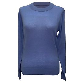 Pull à col rond en maille Zimmermann en bleu marine en cachemire bleu marine Bleu Bleu Marine