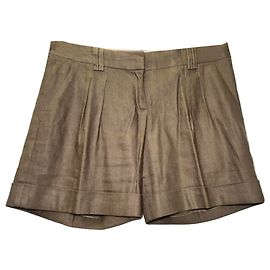 Shorts Joseph em linho marrom Marrom