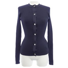 Hermès Hermes Wool Cardigan Blue Navy blue