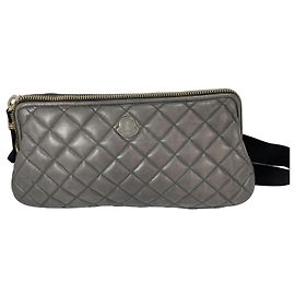 Moncler Elianne leather bag Grey