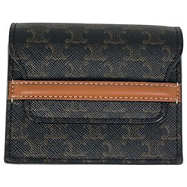 Céline Tarjetero Triomphe Celine Castaño Negro