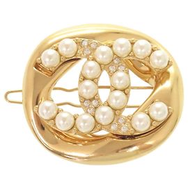 Clip per capelli Chanel Coco Mark Gold D'oro
