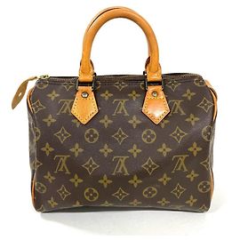 Sac Boston Louis Vuitton Speedy 25 Marron
