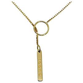 Collar Lariat Gucci en oro amarillo de 18K Dorado