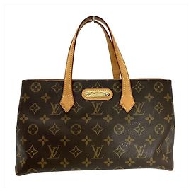 Sac à main Louis Vuitton Wilshire PM Marron