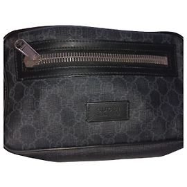 Sac banane Gucci GG Supreme Noir Noir