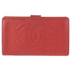 Cartera Chanel Vintage Coco Mark Roja Roja