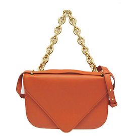 Bottega Veneta Mount Leather Small Orange