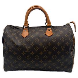 Bolsa Louis Vuitton Monogram Speedy 35 Marrom