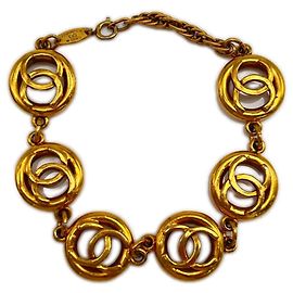 Pulsera charm Chanel Coco Mark 1983 Dorado