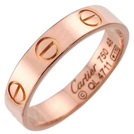 Anel Mini Love da Cartier em ouro rosa 18K Outro