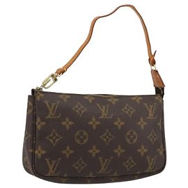 LOUIS VUITTON Monogram Pochette Accessoires Pouch M51980 LV Auth 188761 Monogram