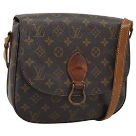 LOUIS VUITTON Bolsa de Ombro Monogram Saint Cloud GM M51242 LV Auth 189606 Monograma