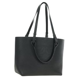 LOEWE Tote Bag Leather Black Auth 189712SV Black