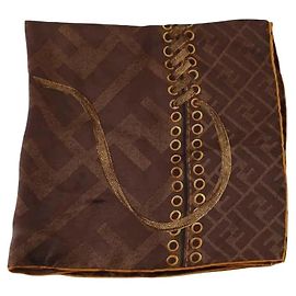 Fendi Carré marrone Marrone
