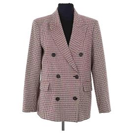 Blazer Maje de algodão marrom Marrom