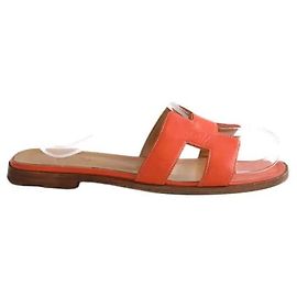 Hermès Sandálias laranja Laranja