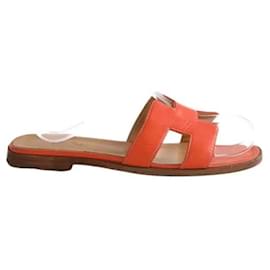 Hermès Sandales oranges Orange