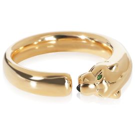 Anello Panthère de Cartier, piccolo modello, oro giallo, onice e tsavorite Altro