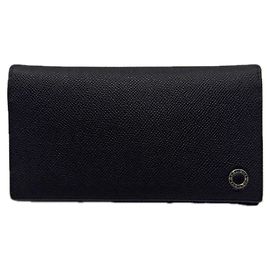 Bulgari Cartera larga plegable BVLGARI Bvlgari Man Negro Azul