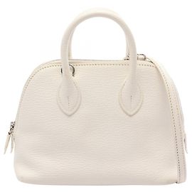 Hermès Hermes Bolide 1923 Mini 2-Way Handtasche Weiß