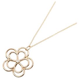 Collana Tiffany & Co. Open Flower 1PD D'oro Altro